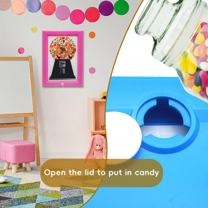 🍬Rare cadre vintage The Handy Candy - Art de la machine à bonbons suspendue🔥