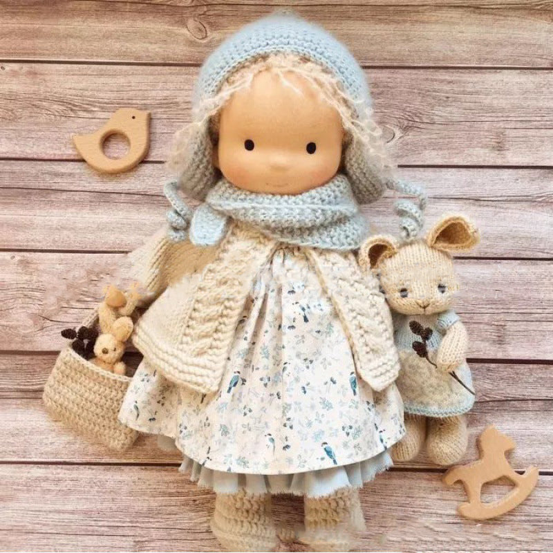 🎁🎁Best gift for kids - handmade Waldorf dolls - pet accessories👧