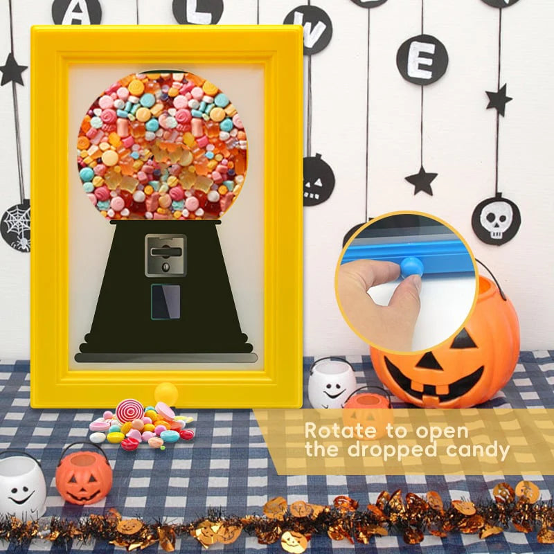 🍬Rare cadre vintage The Handy Candy - Art de la machine à bonbons suspendue🔥