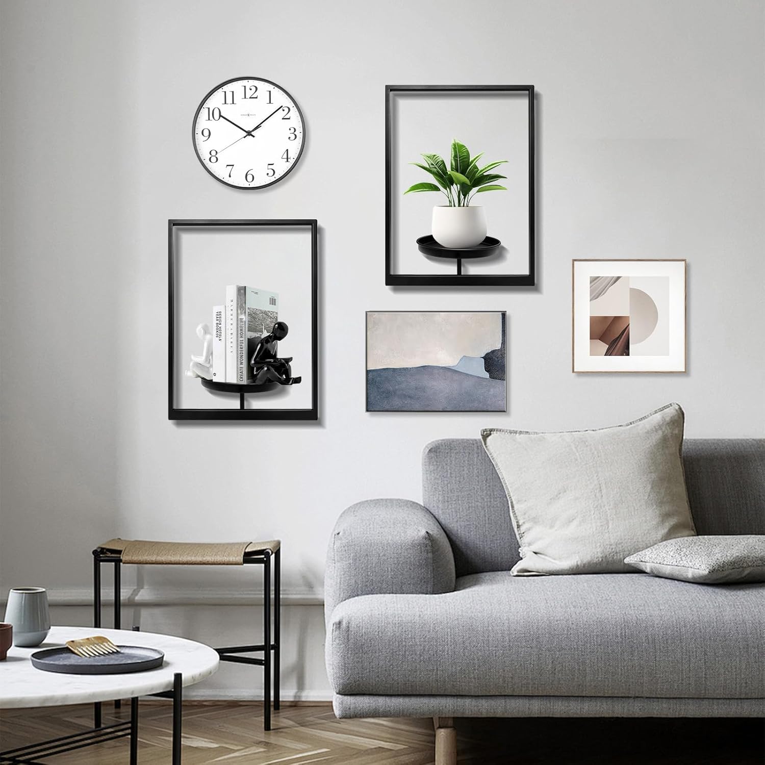 Maximisez l'espace et le style avec notre support mural multifonctionnel pour plantes 