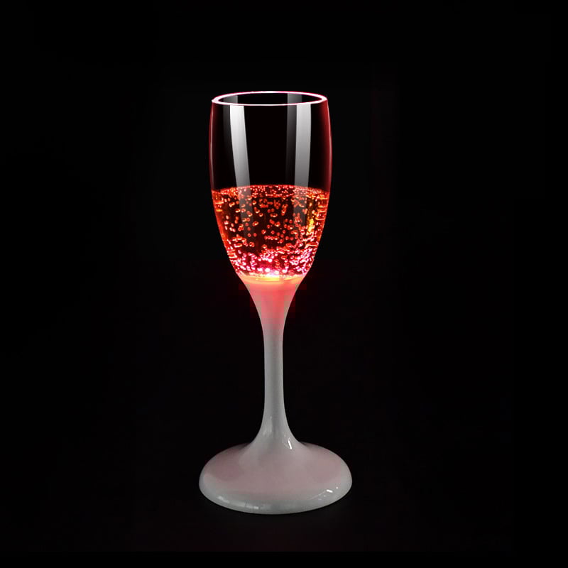 Verres à vin et à champagne lumineux à LED 