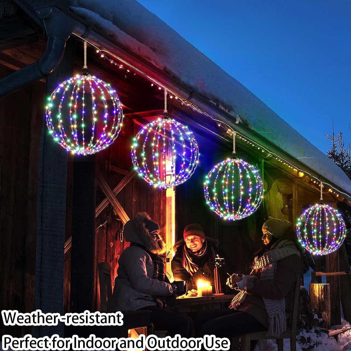 🔥Boule lumineuse durable, imperméable, longue durée, légère et brillante 