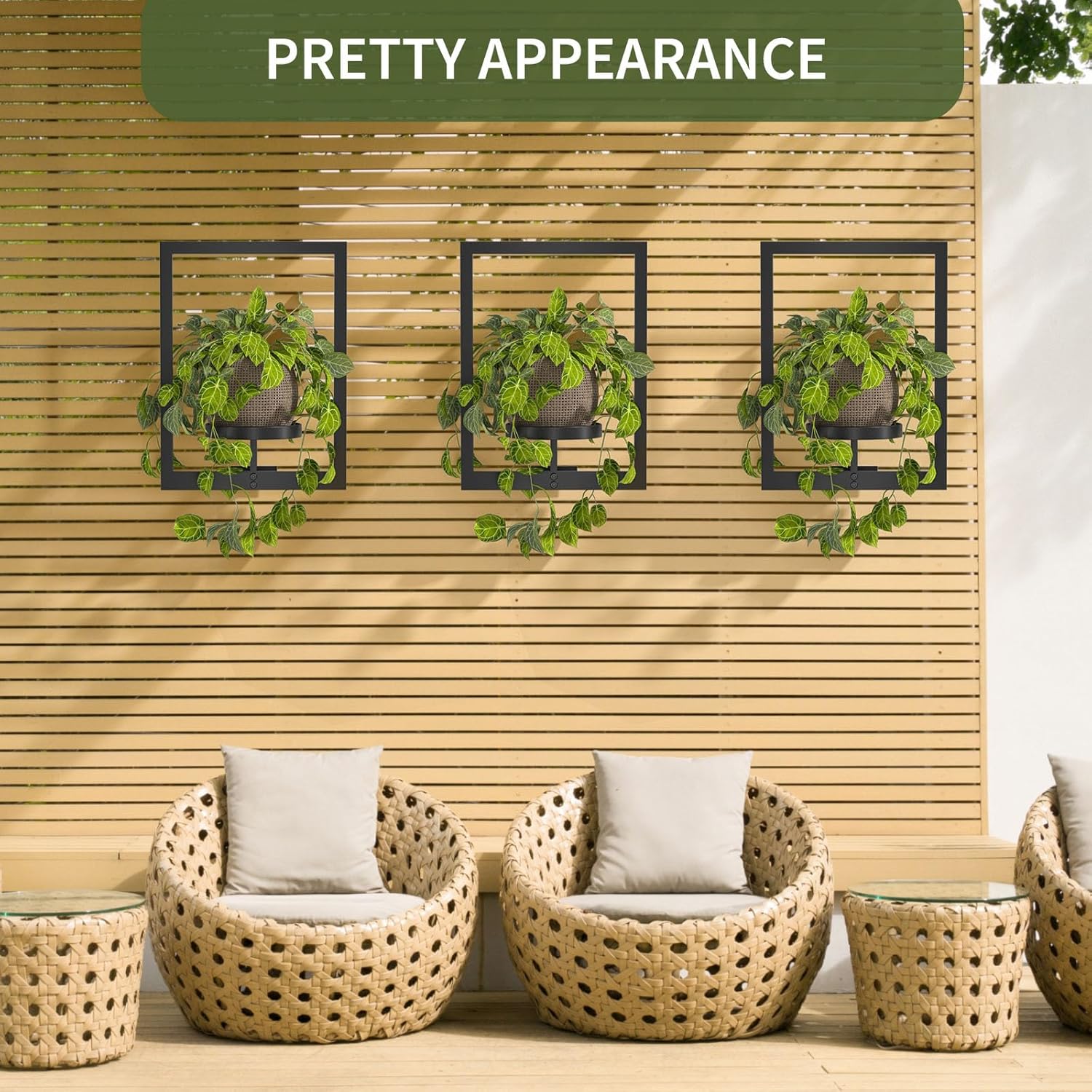 Maximisez l'espace et le style avec notre support mural multifonctionnel pour plantes 