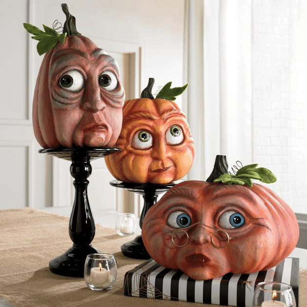 🎃Prévente d'Halloween -50 %🎃Décoration de jardin de citrouille expressive pour l'intérieur 