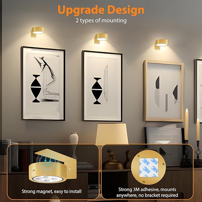 Lampe de peinture magnétique avec 13 modes d'éclairage 