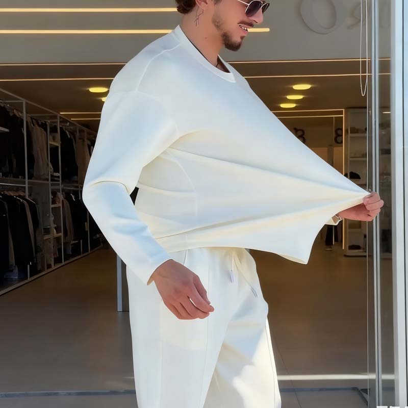 Men's Casual Autumn Stretch 2-Piece Set