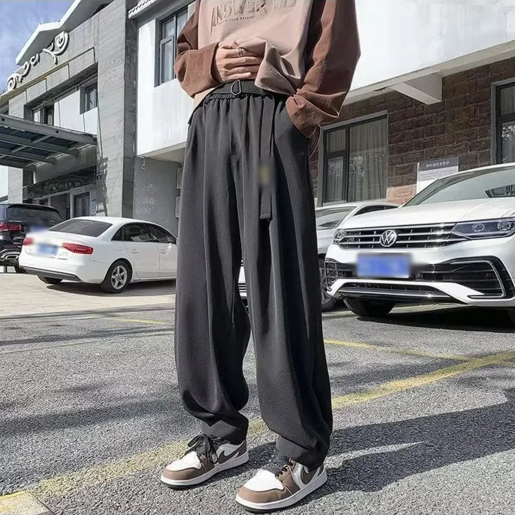 Pantalon décontracté ample à taille élastique et jambes larges (2 pièces achetées, livraison gratuite) 