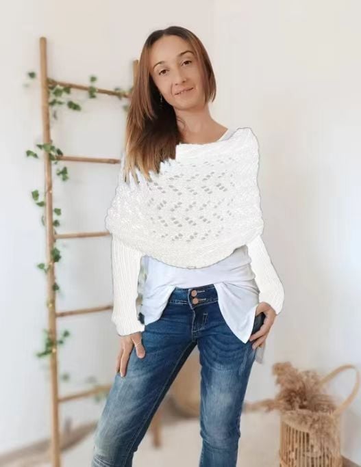 Boléros tricotés pour femmes 