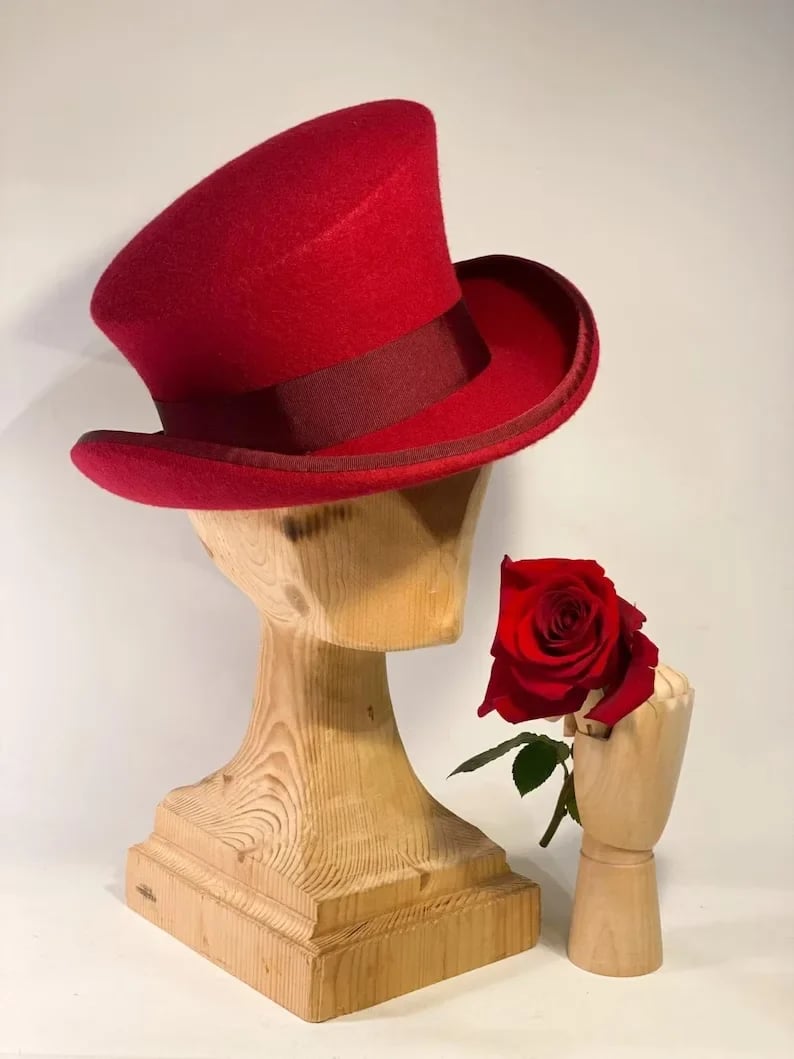 🎁20% DE RÉDUCTION - Chapeau haut de forme asymétrique 