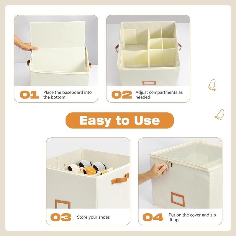 🔥Boîte de rangement pour chaussures en tissu 