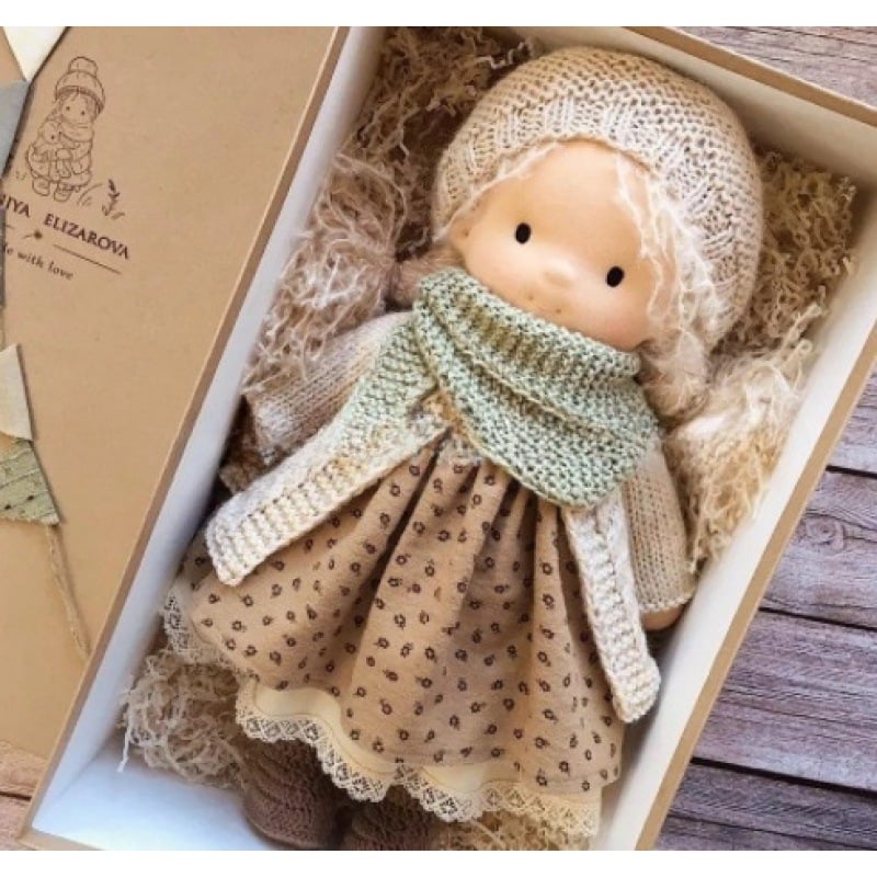 🎁🎁Le meilleur cadeau pour les enfants - Poupée Waldorf faite main👧 (Achetez-en 2, livraison gratuite) 