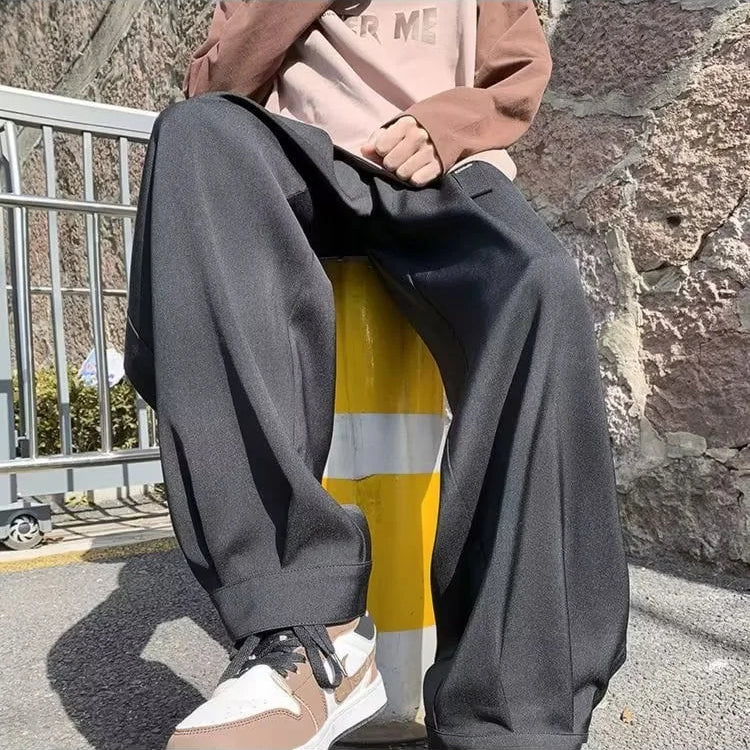 Pantalon décontracté ample à taille élastique et jambes larges (2 pièces achetées, livraison gratuite) 