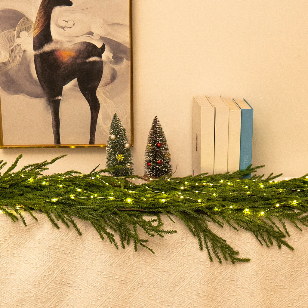 🏆HOT SALE💥 Pre-lit Christmas Cedar Garland