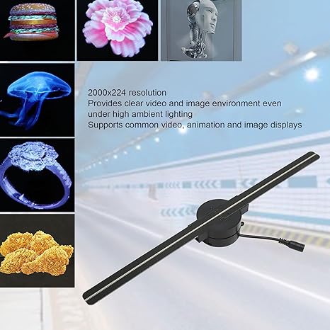 🎄3D Hologram LED Fan Projector ✨✨Free shipping