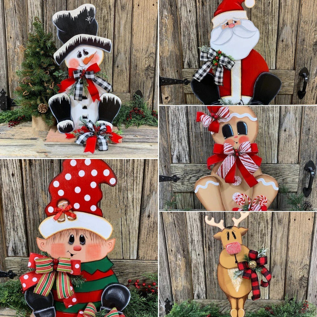 🎄Décoration de Noël en bois🎄[Base incluse] 
