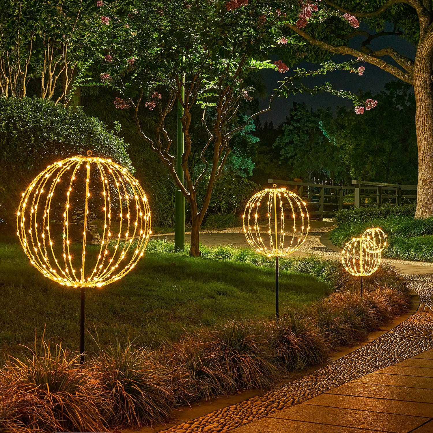 🔥Boule lumineuse durable, imperméable, longue durée, légère et brillante 