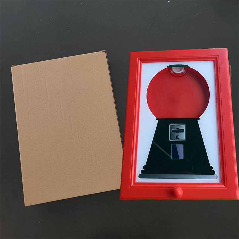 🍬Rare cadre vintage The Handy Candy - Art de la machine à bonbons suspendue🔥