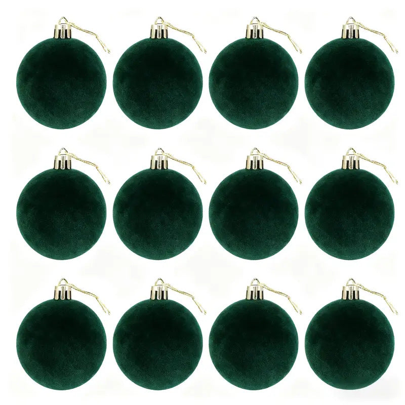 🎄Christmas Tree Ornaments Velvet Balls🎁