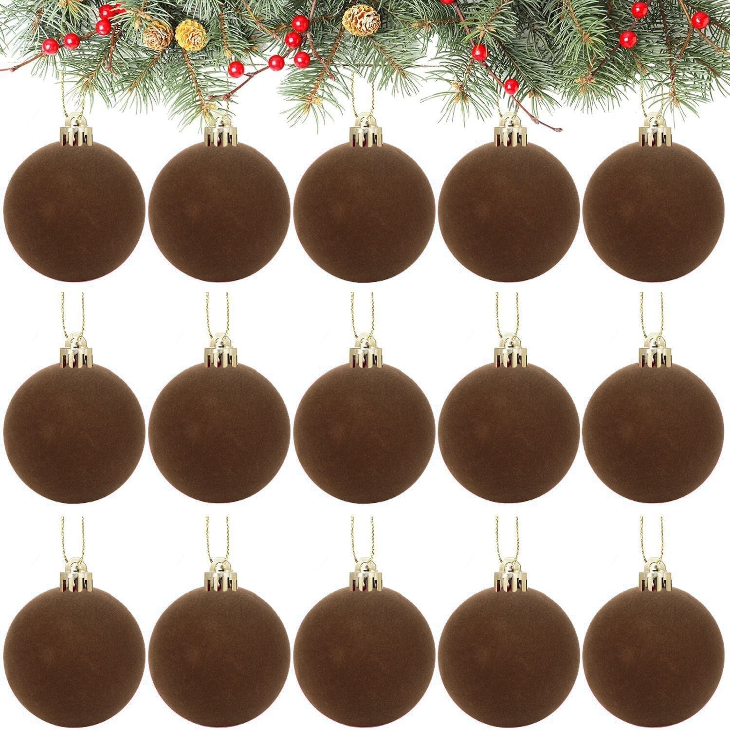 🎄Christmas Tree Ornaments Velvet Balls🎁