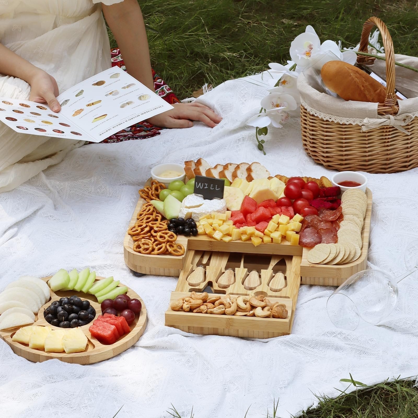 Ensemble de plateaux à fromages 