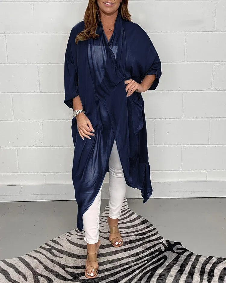 💖50% OFF - Silky Loose V-neck Top