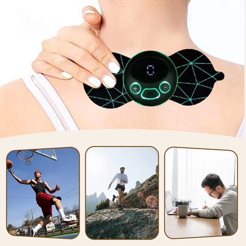 Autocollant pour masseur de cou électrique portable 