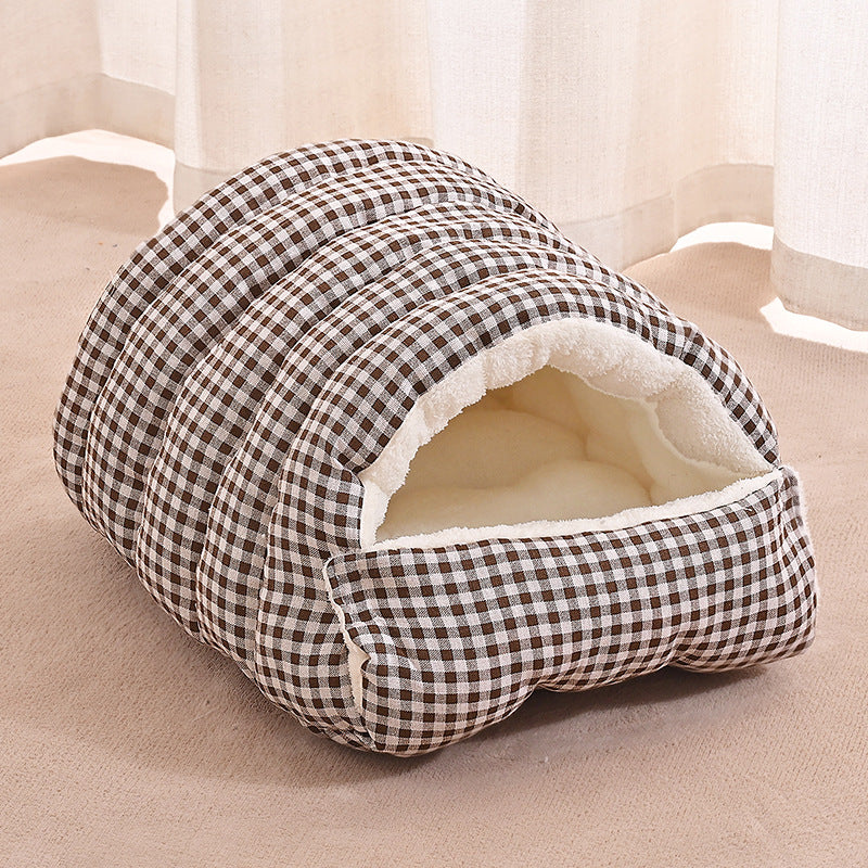🐈Removable and Washable Winter Closed-off Cat Bed💝
