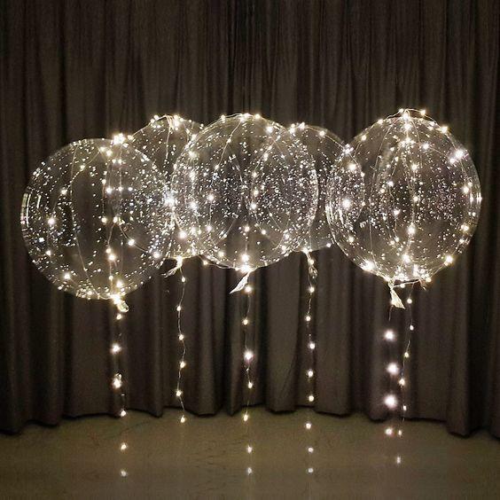 5+5 GRATUIT | PartyBalloon | Ballons LED réutilisables 