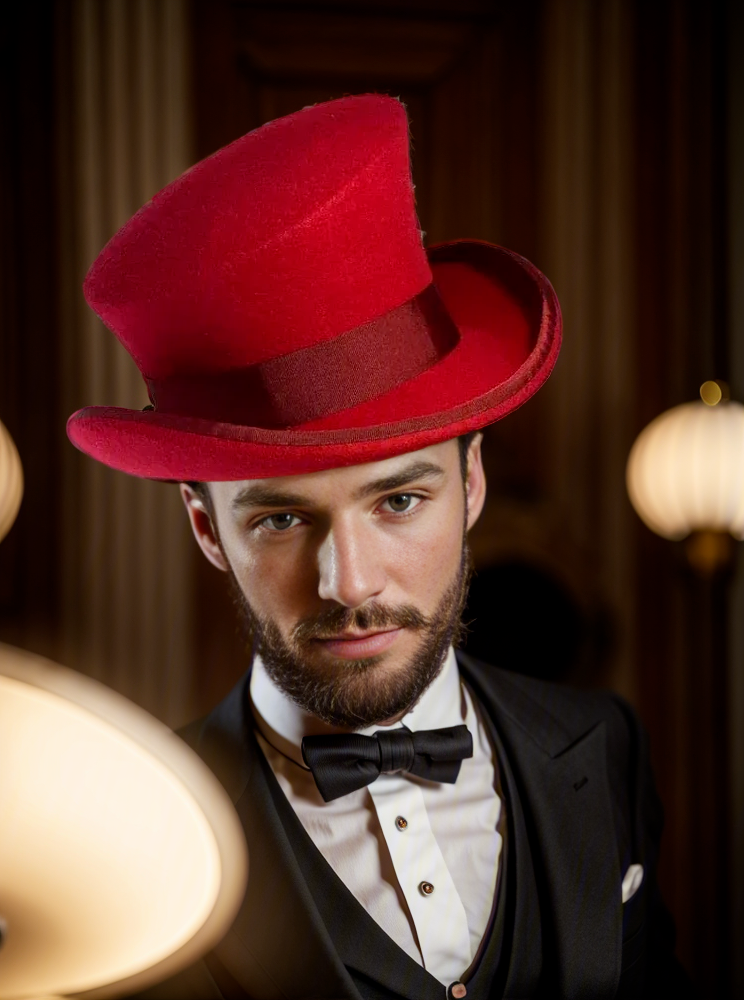 🎁20% DE RÉDUCTION - Chapeau haut de forme asymétrique 