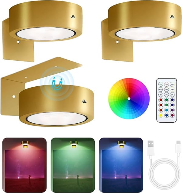 Lampe de peinture magnétique avec 13 modes d'éclairage 