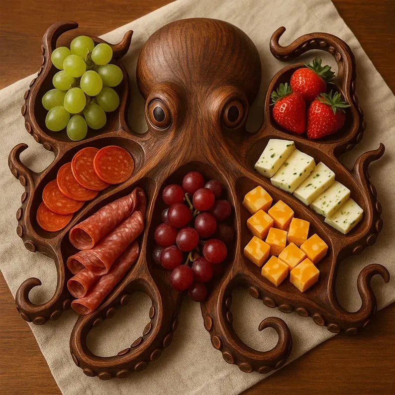 Plateaux de charcuterie d'animaux amusants 