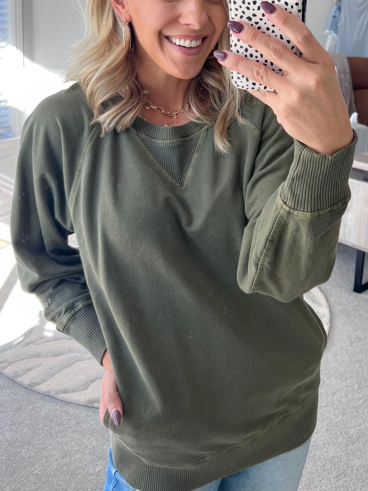 🔥Pull à poches côtelé pour femme - Achetez-en 2 et obtenez la livraison gratuite ! 