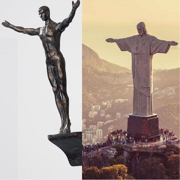 🔥Sculpture 3D unique (cuivre noir) 