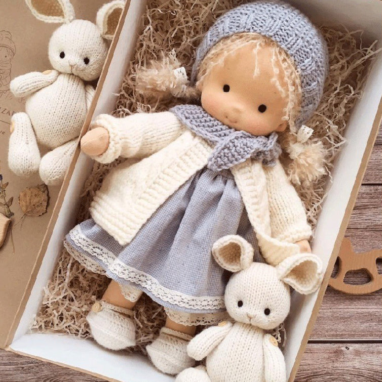 🎁🎁Best gift for kids - handmade Waldorf dolls - pet accessories👧