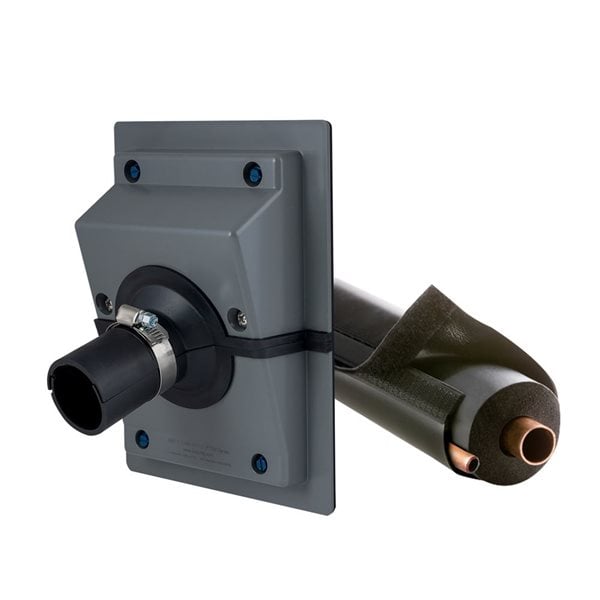 HVAC Wall Penetration & Line-Set Cover Kit – Retrofit Finish Solution