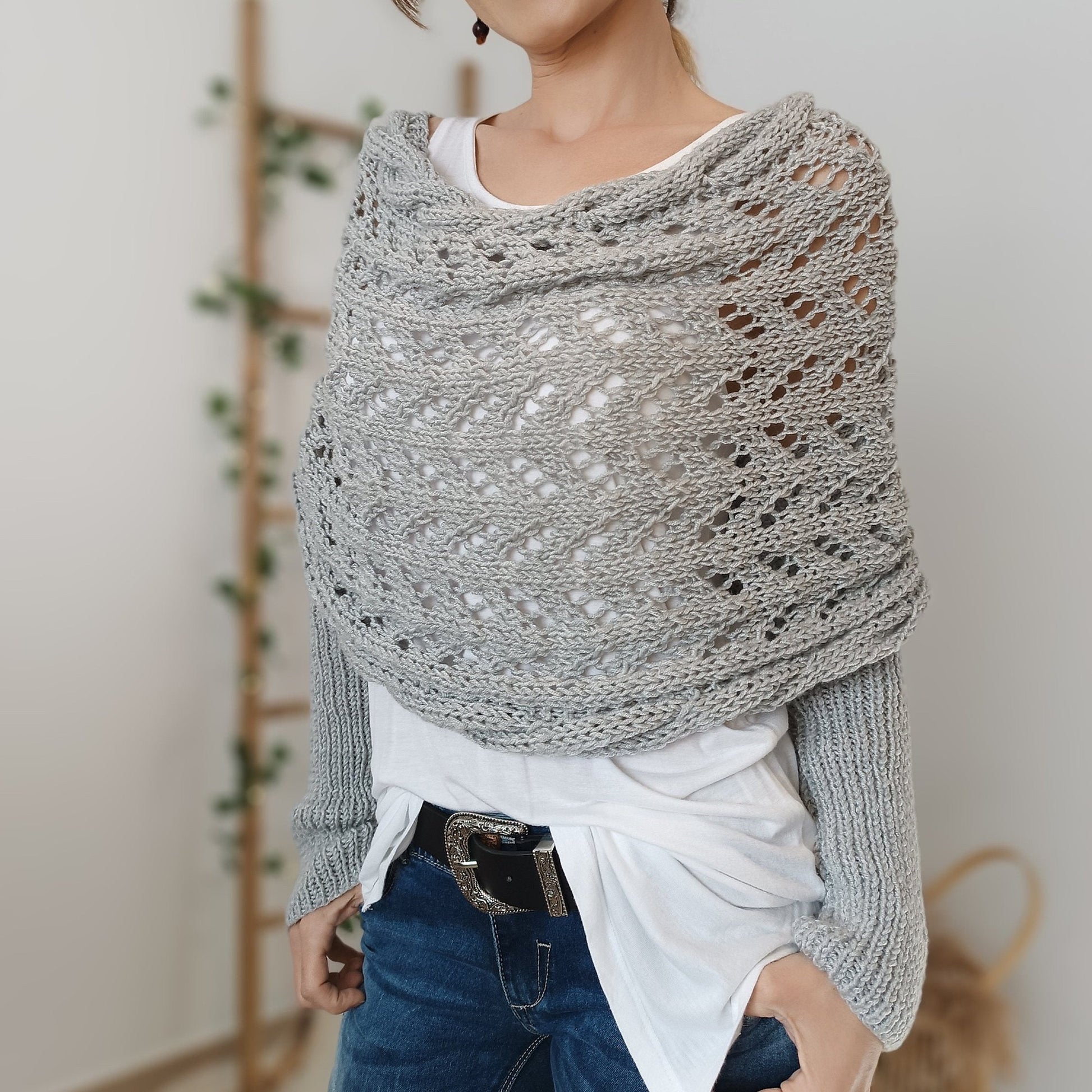 Boléros tricotés pour femmes 