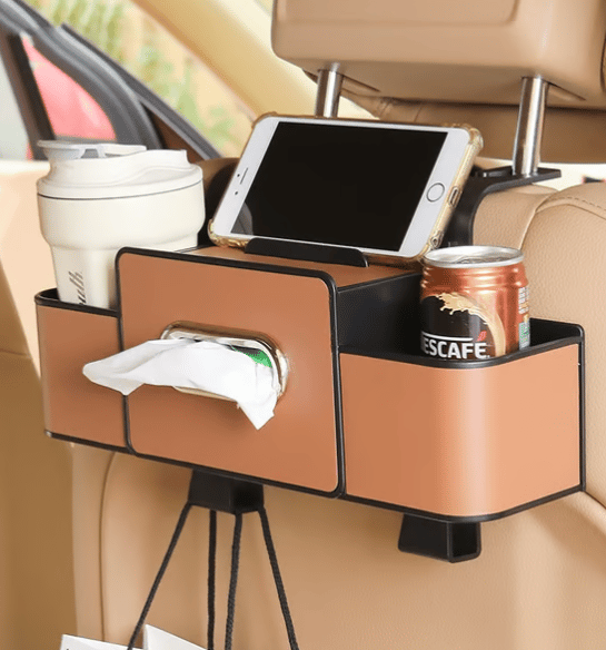 3-in-1 Car Backseat Organizer – Keep Your Ride Clean & Organized!