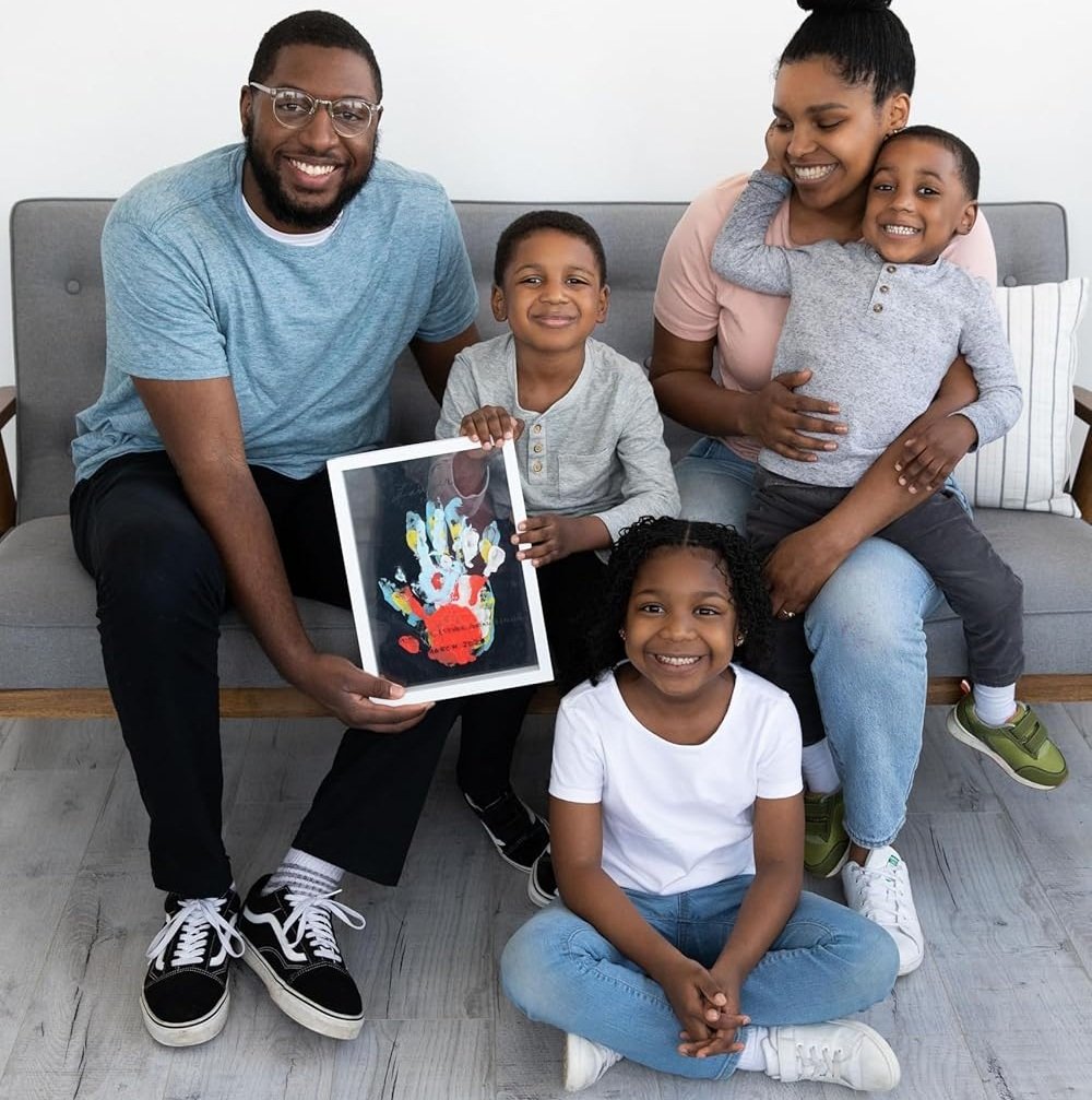 🎁Best Gift-Family Handprint Kit🔥Non-toxic, Odorless, and Harmless