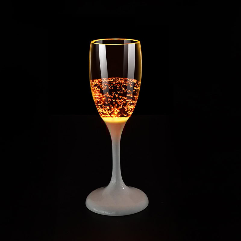 Verres à vin et à champagne lumineux à LED 