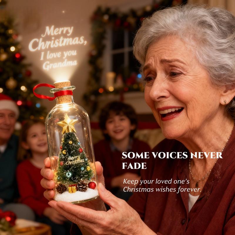 🎅🌲 Forever Voice Recordable Christmas Tree Bottle(Buy 2 Free Shipping)