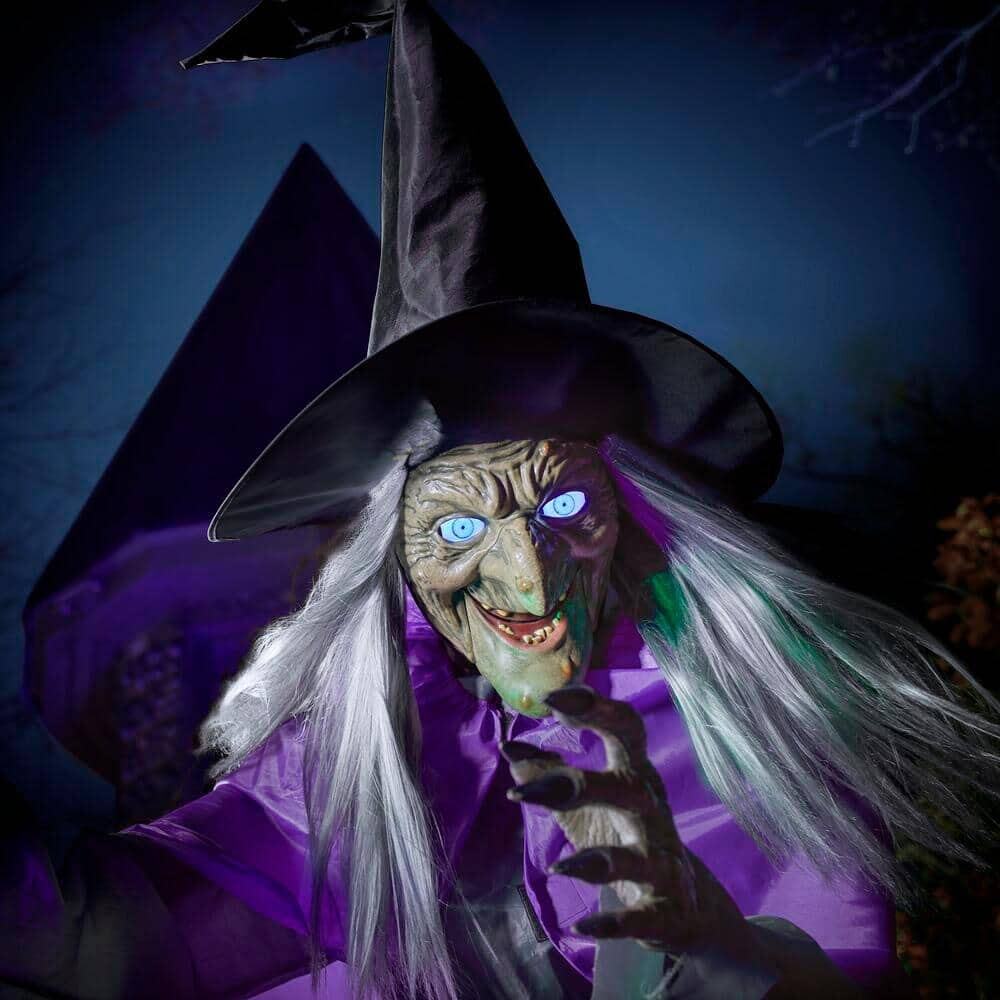 Soldes d'Halloween à 50 % de réduction 🔥 - Sorcière volante de 3,6 m 