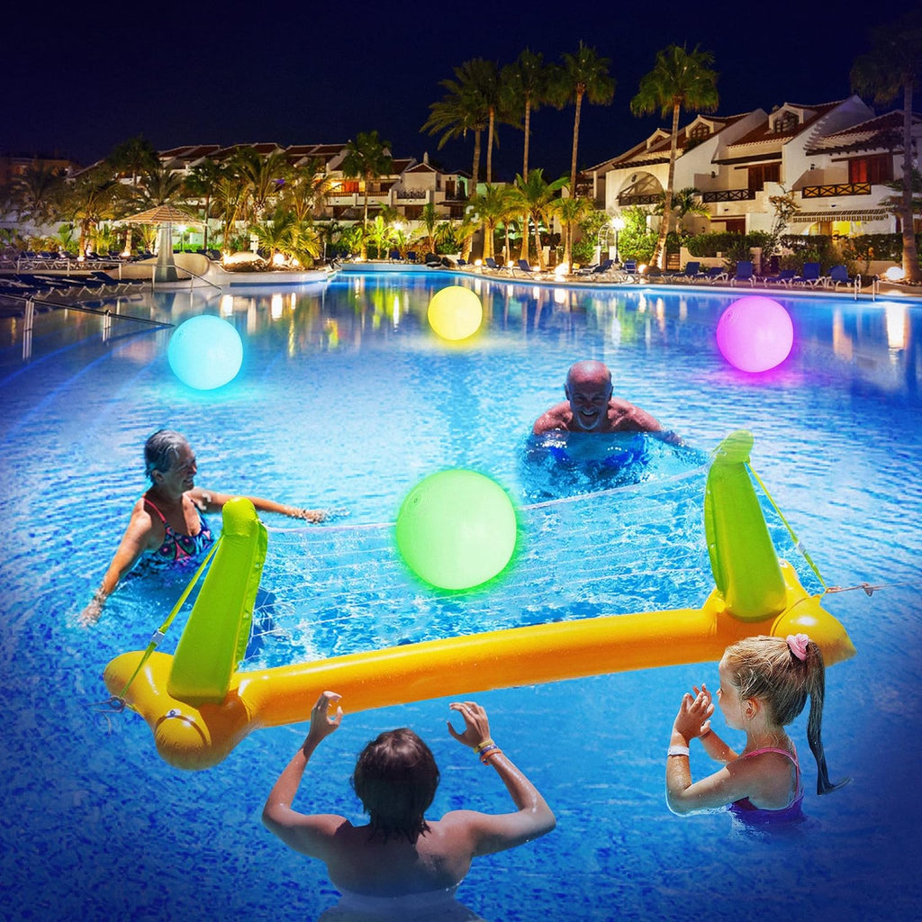led light 16 colors glowing beach balls