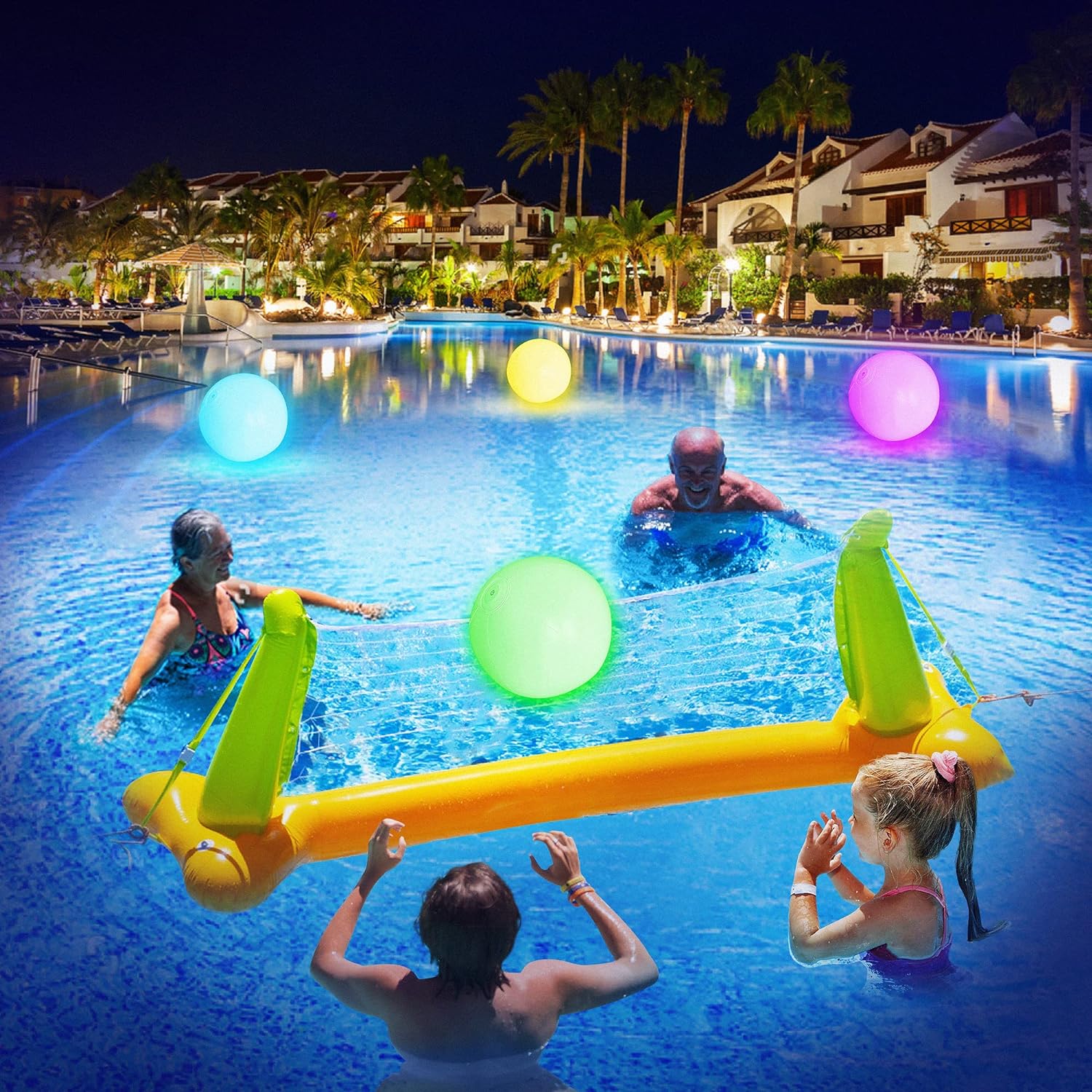 ballons de plage lumineux à LED 16 couleurs 