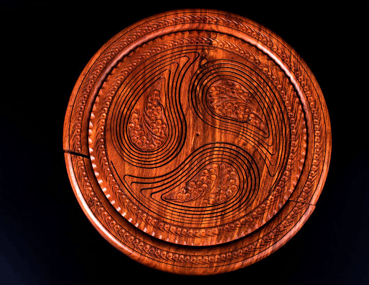 49 % DE RÉDUCTION 🔥 - Assiette à fruits en bois sculpté à la main 