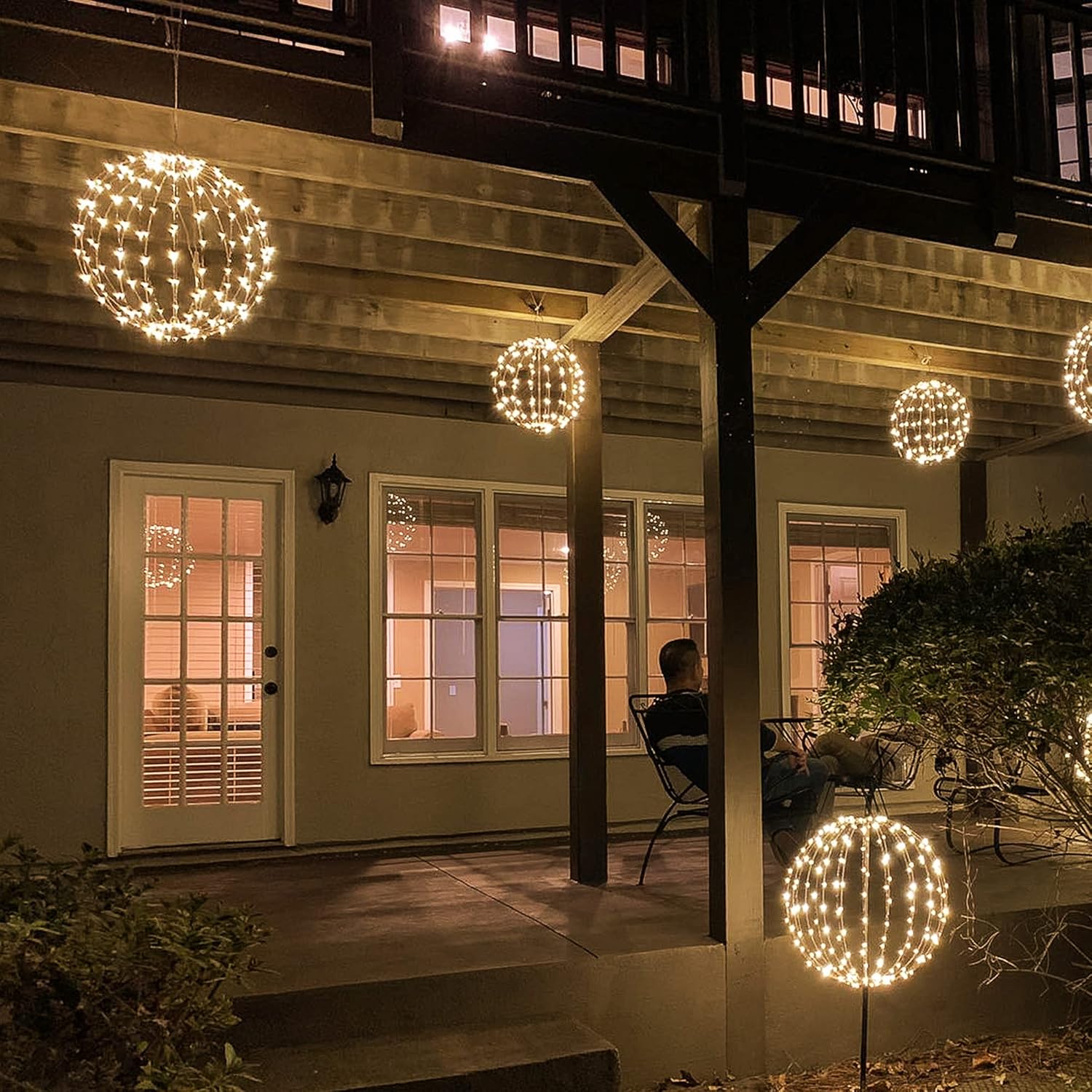 🔥Boule lumineuse durable, imperméable, longue durée, légère et brillante 