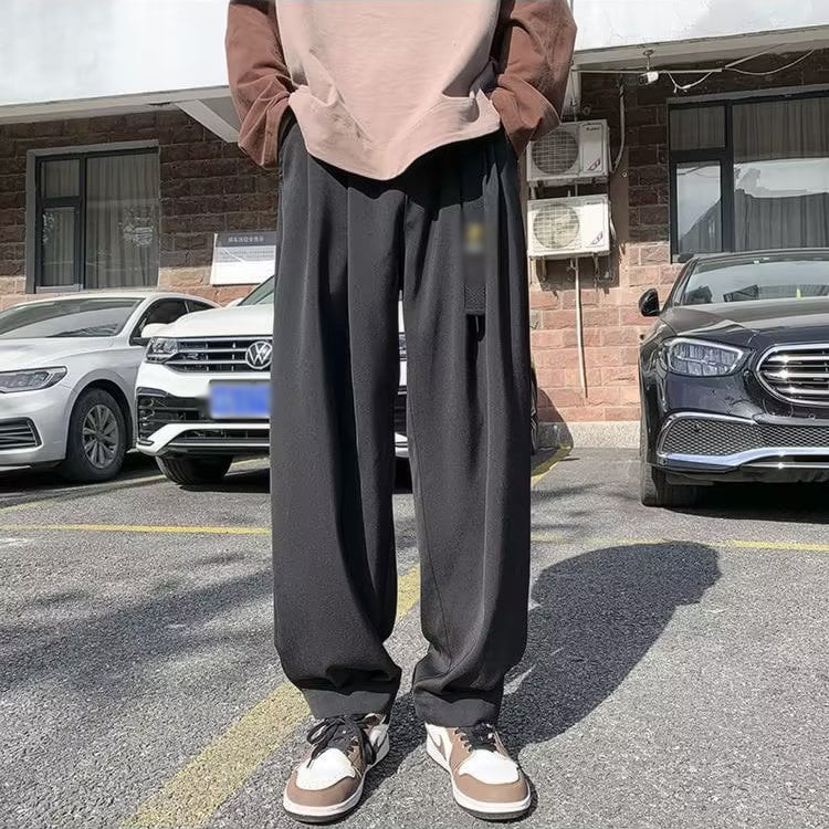 Pantalon décontracté ample à taille élastique et jambes larges (2 pièces achetées, livraison gratuite) 