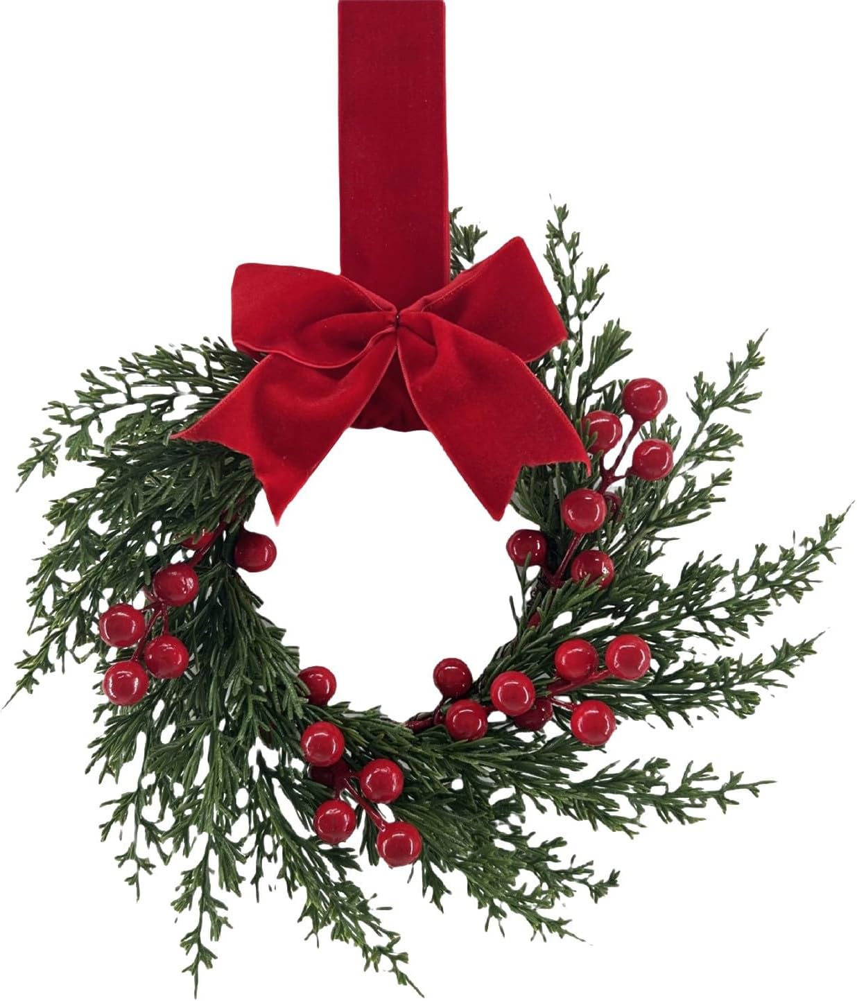 🎄 Versatile Mini Christmas Wreaths – Perfect Festive Decor for Every Corner!