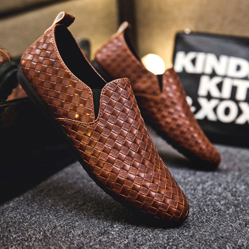 Chaussures décontractées à semelles souples et élégantes pour hommes 