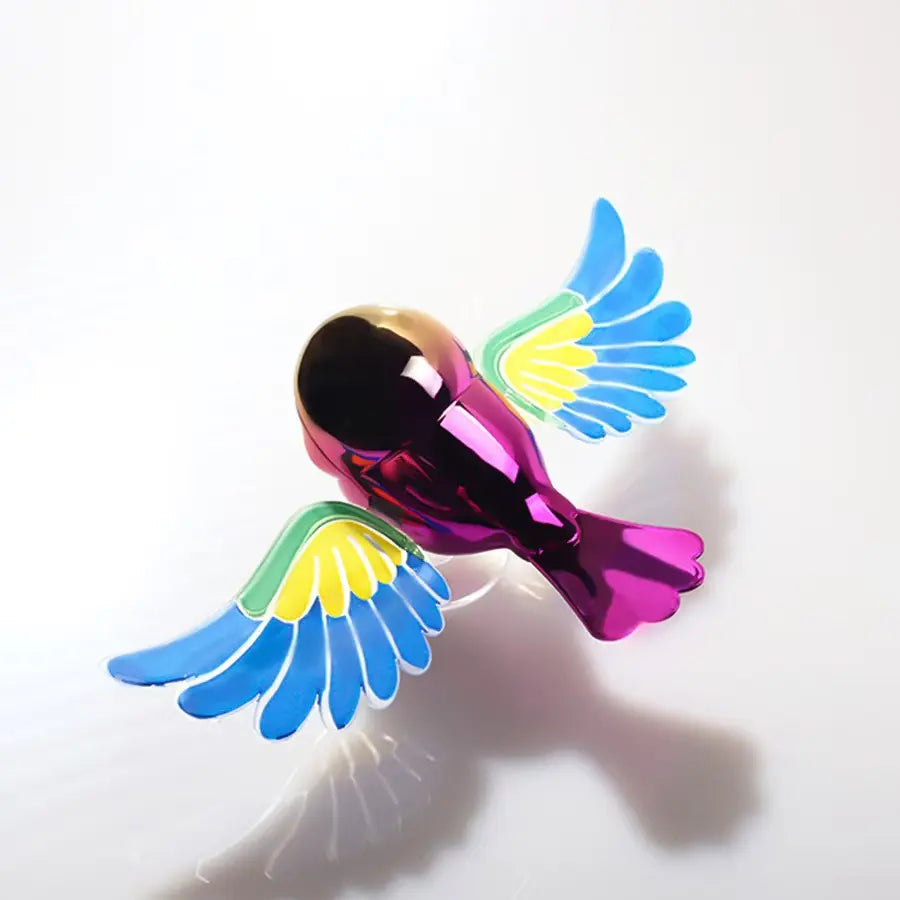 Wind-Powered Flying Bird – Car Mirror Ornament That Flaps While You Drive 🚗💨