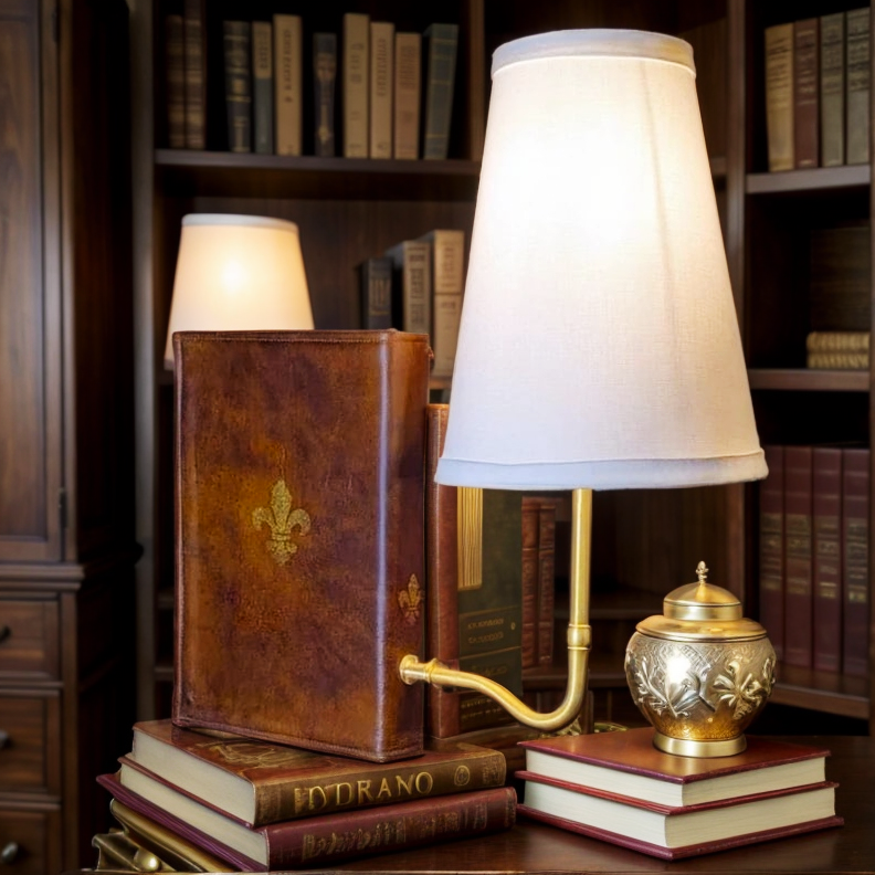 ✨Lampe Littérature Classique – Illuminez votre espace avec une élégance intemporelle✨ 